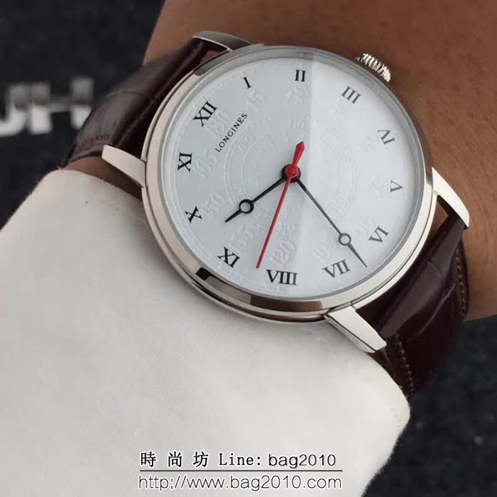 LONGINES浪琴 全自動機械 時尚男士腕表 WSS0387